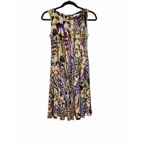 COLLECTIVE Concepts|Sleeveless Abstract Watercolor Print‎ Dress Size XS